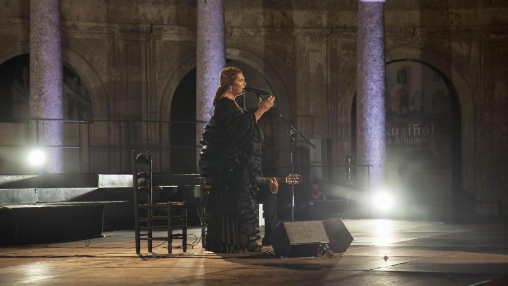 La cantante Estrella Morente actuó en la gala.