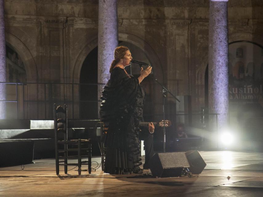 La cantante Estrella Morente actuó en la gala.