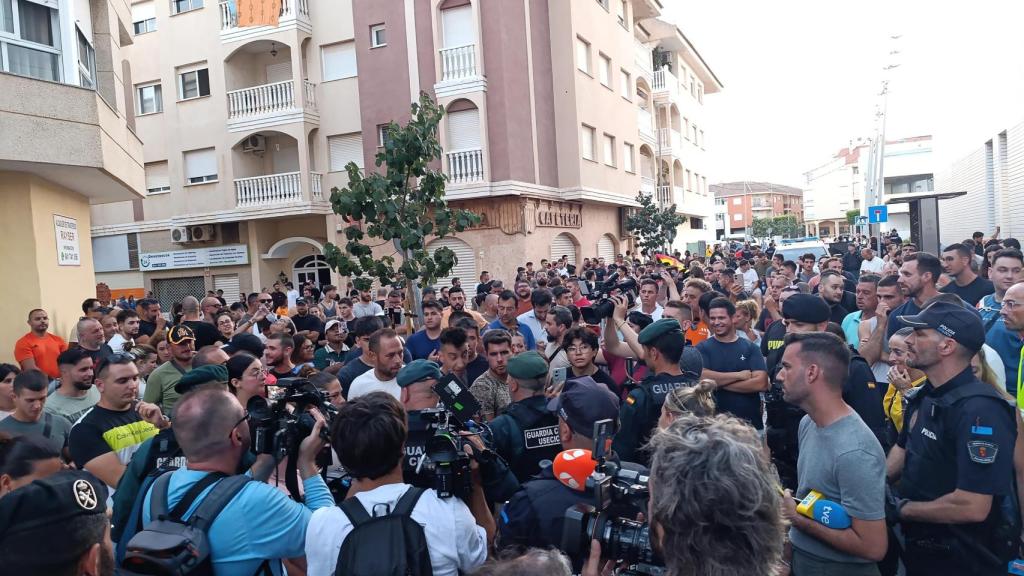 La manifestación de este martes.