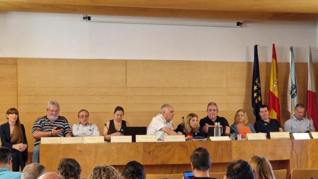 Imagen del encuentro llevado a cabo este martes en Vigo