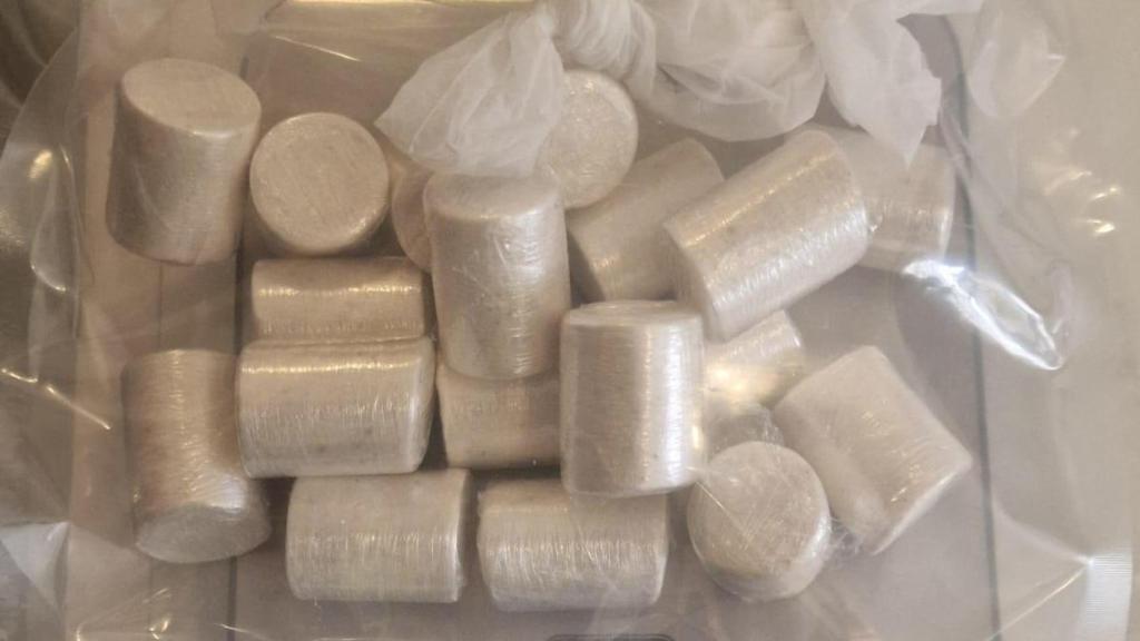 La droga interceptada.