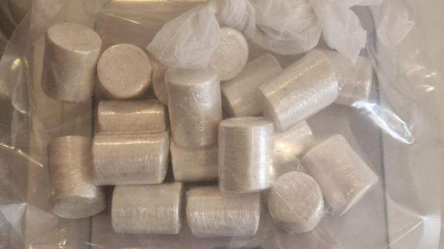 La droga interceptada.