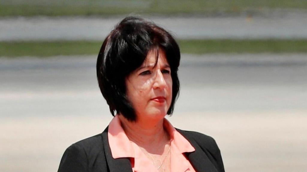 La ya exministra de Trabajo cubana, Marta Elena Feitó.