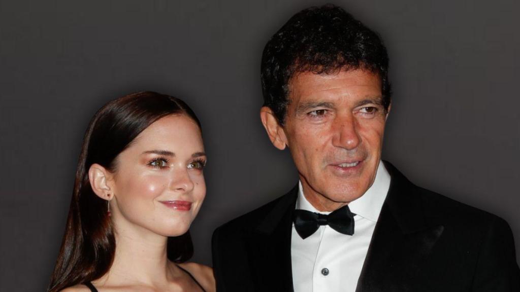 Antonio Banderas, con su hija Stella del Carmen, en un acto celebrado en Madrid en 2019.
