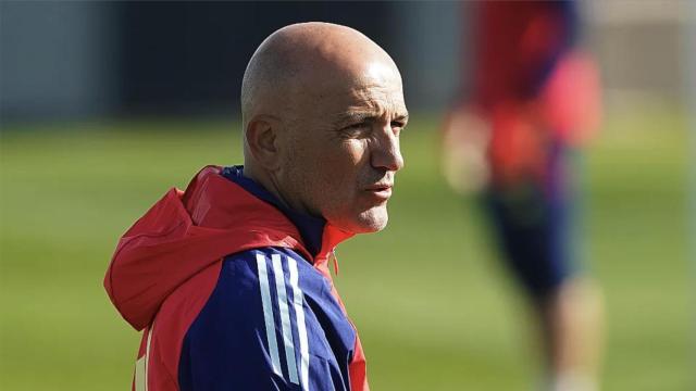 David Gordo, en una concentración en Las Rozas