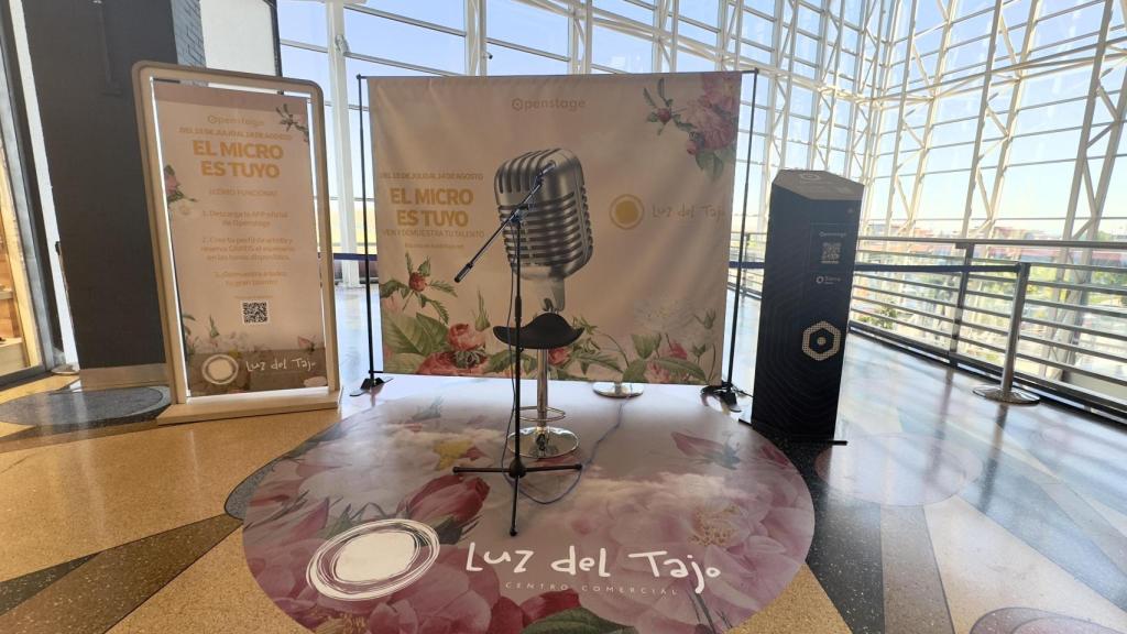 Espacio habilitado en Luz del Tajo para 'El Micro es Tuyo'.