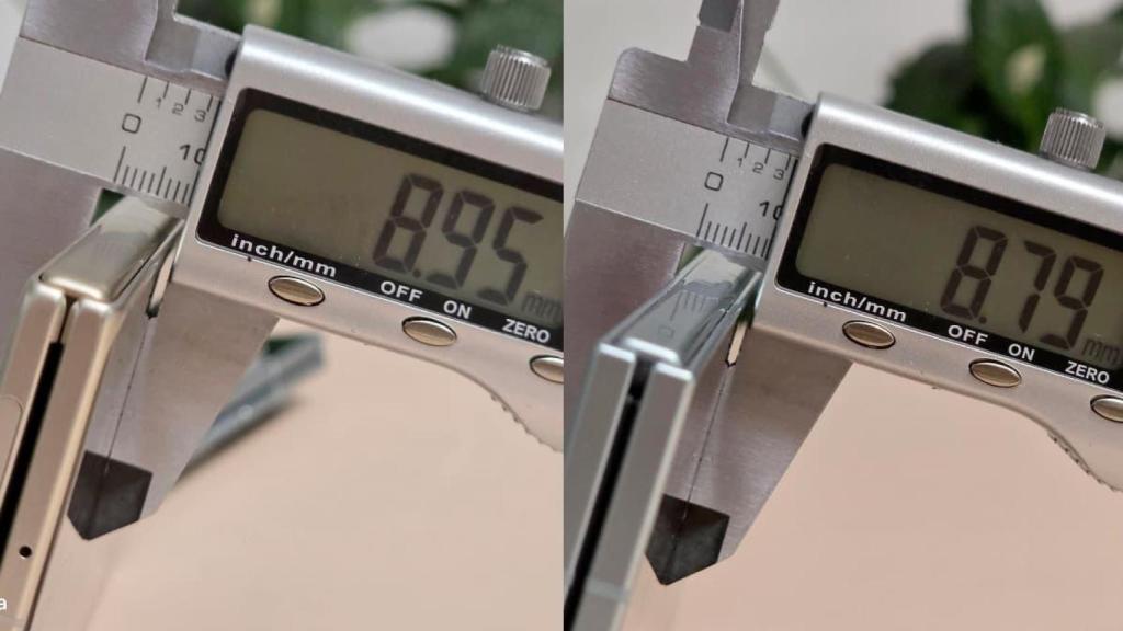 HONOR Magic V5 a la izquierda y Galaxy Z Fold 7 a la derecha