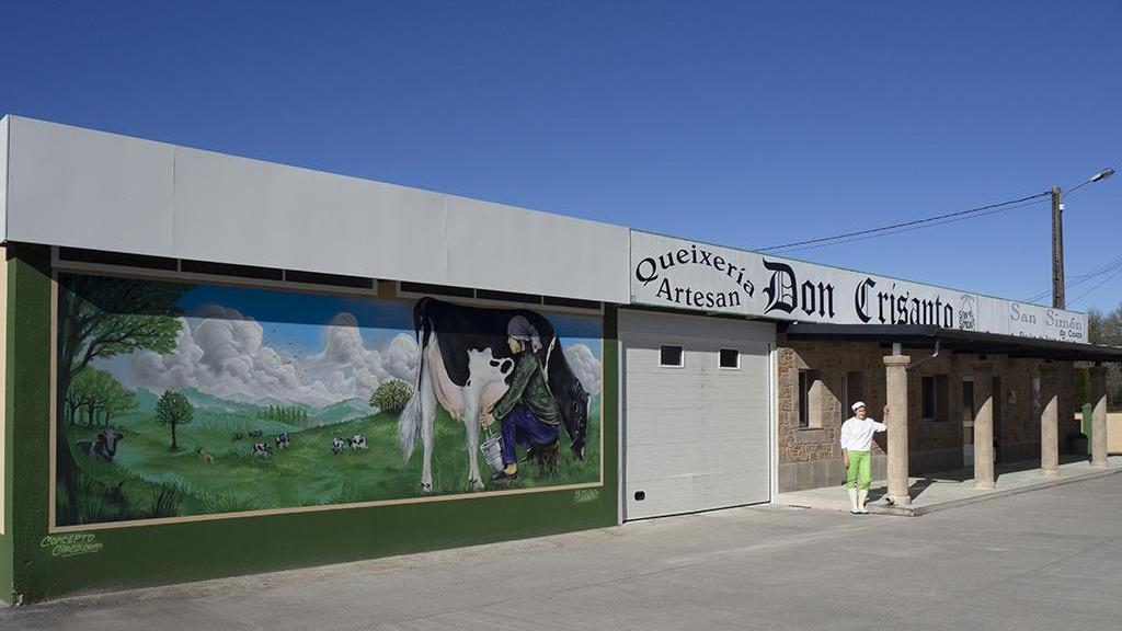 El exterior de la Quesería Don Crisanto.