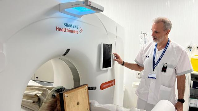 TAC a la Virgen de Fátima de Málaga.