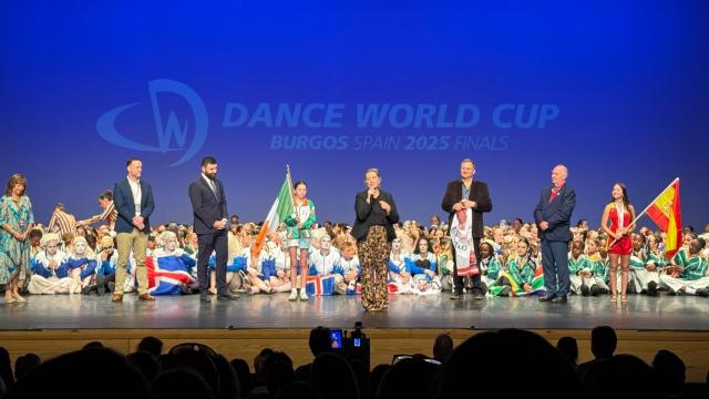 Ceremonia final de la Dance World Cup 2025 en Burgos