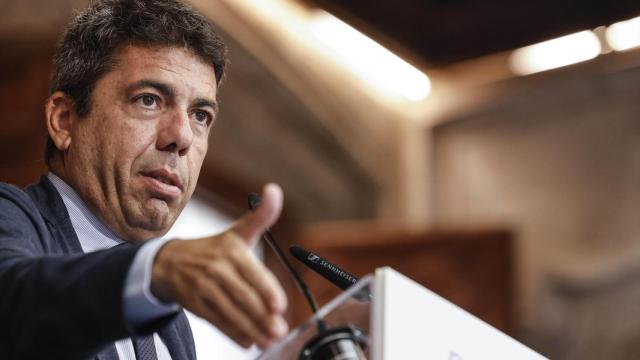 El presidente de la Generalitat, Carlos Mazón. Rober Solsona/Europa Press