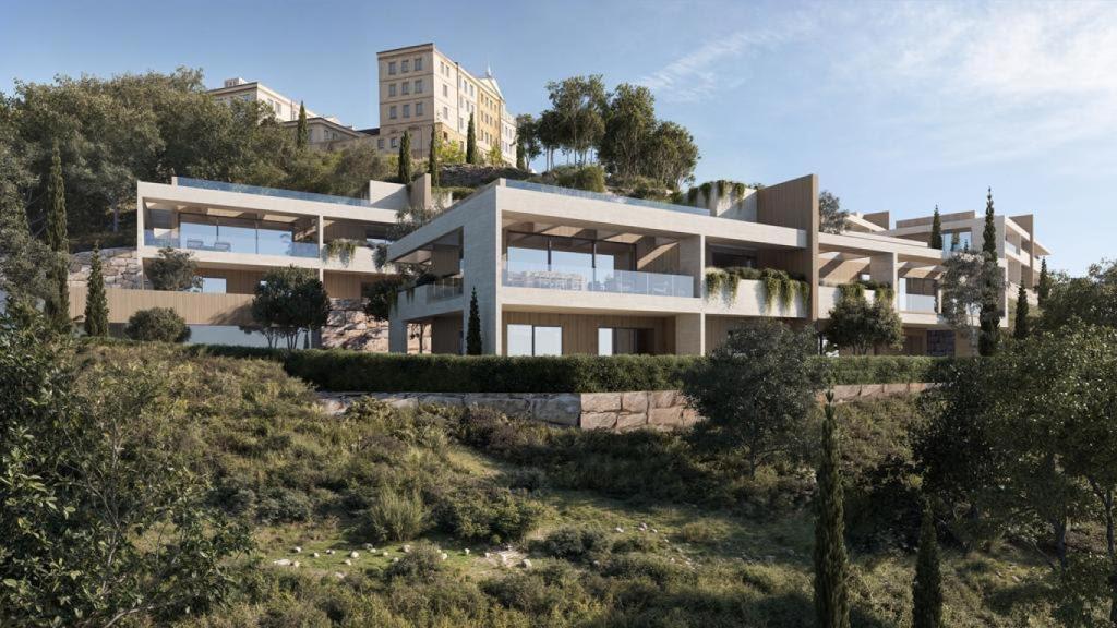 Infografía de la nueva promoción de Grupo ABU, con el colegio Las Esclavas al fondo.