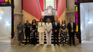 Acto de entrega las becas Severo Ochoa y María de Maetzu sin la presencia de Jorge Azcón y Rosa Bolea