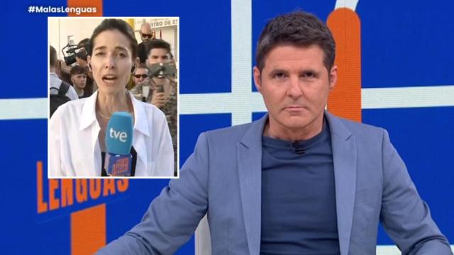 Esther Yáñez y Jesús Cintora en 'Malas lenguas'.