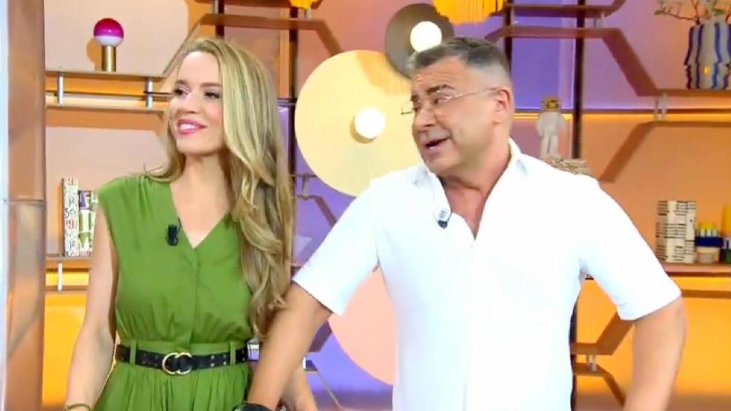 Los presentadores Cristina Lasvignes y Jorge Javier Vázquez.