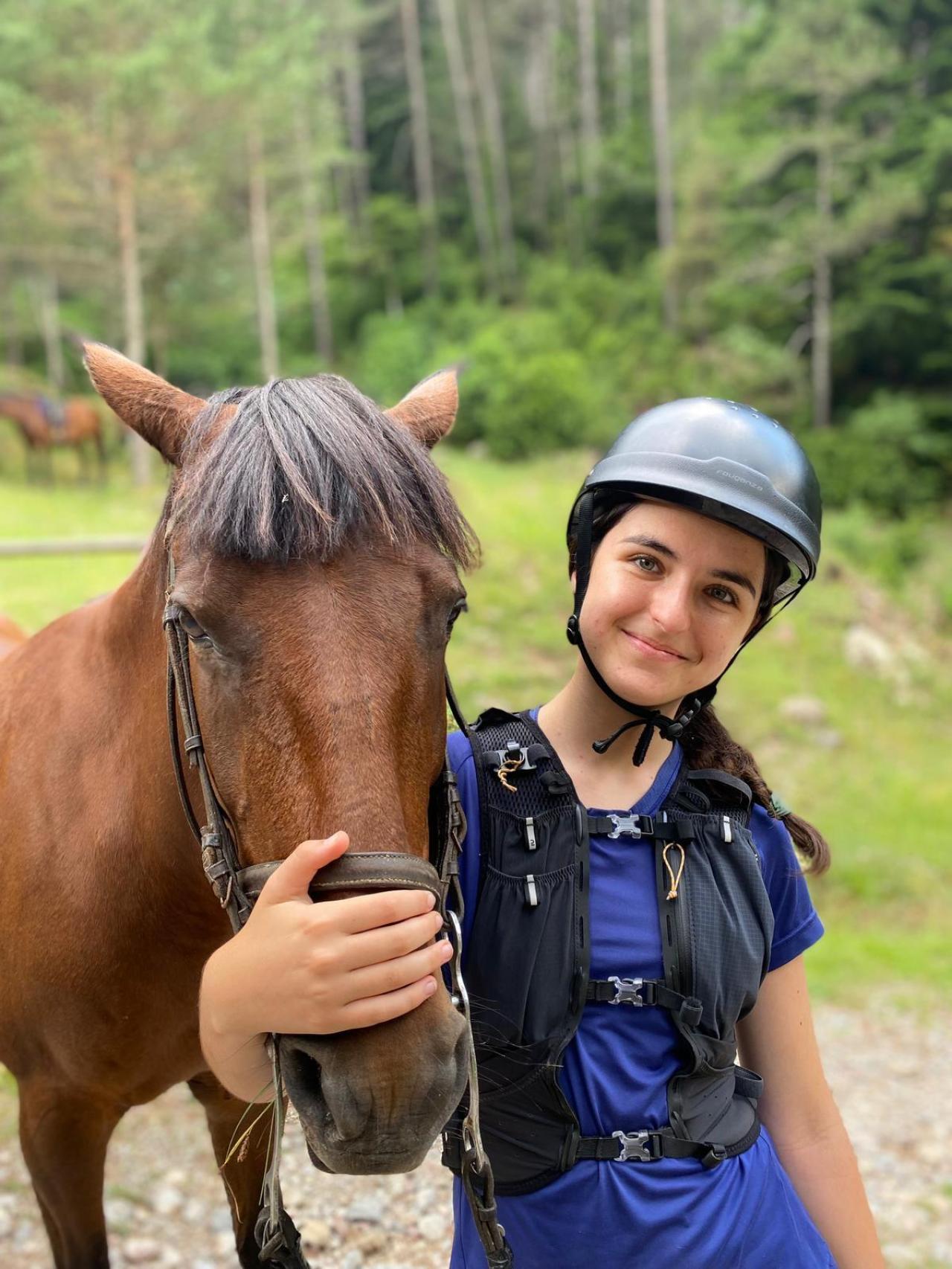 Mariona Montané es una apasionada de la hípica.