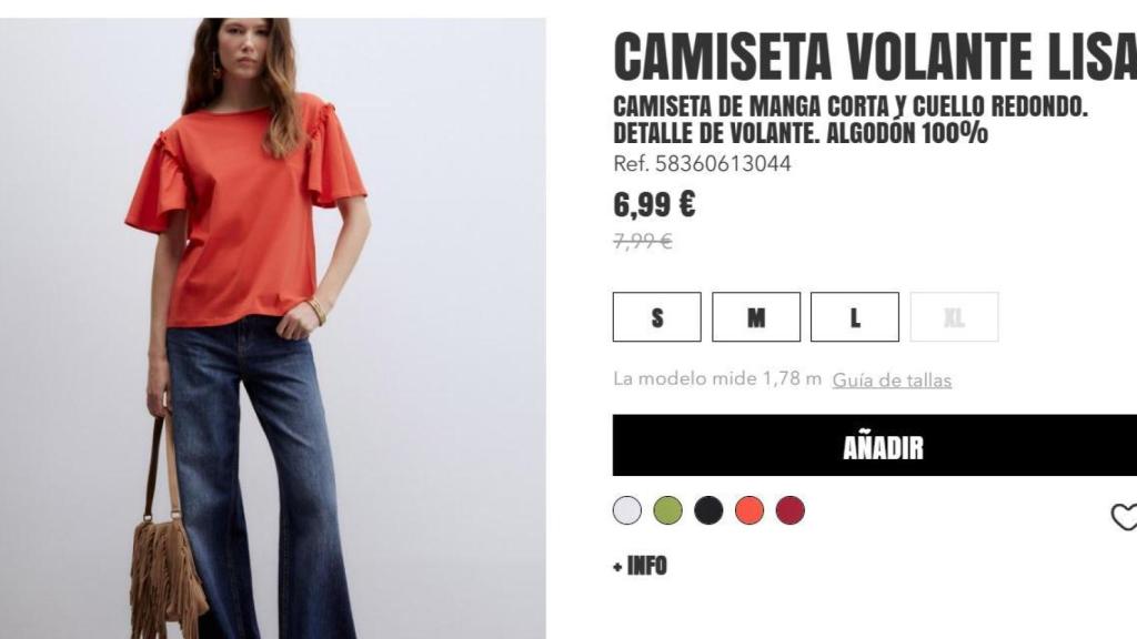 Camisa volantes. Ref. 58360613044