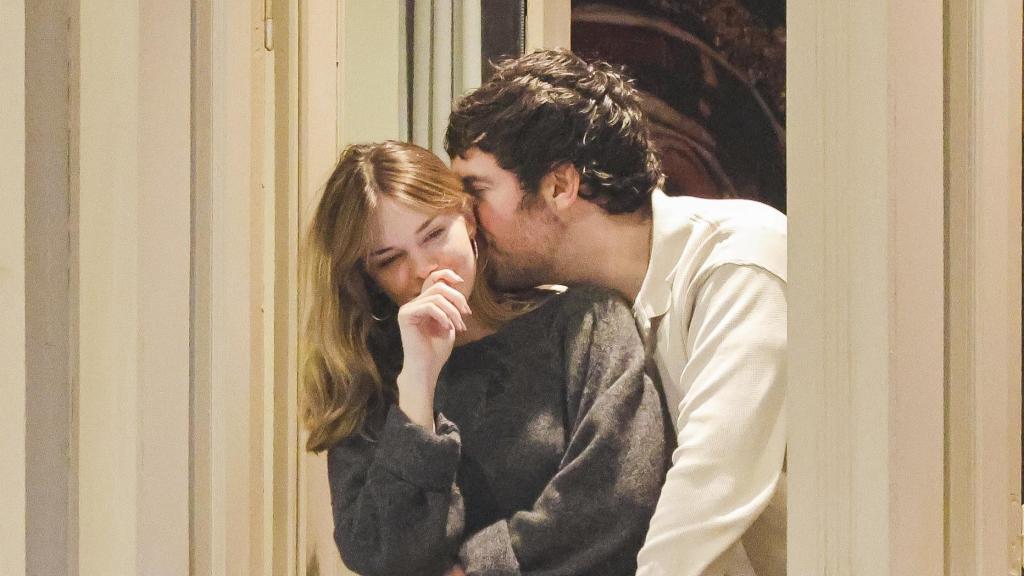 Stella del Carmen y Alex Gruszynski en la Semana Santa de Málaga.