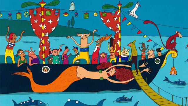 Ilustración de Albertine para 'Serafina. De vacaciones' (Libros del Zorro Rojo)