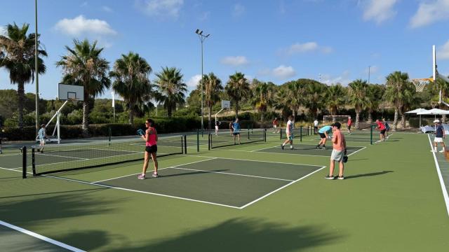Las nuevas pistas de Pickleball.