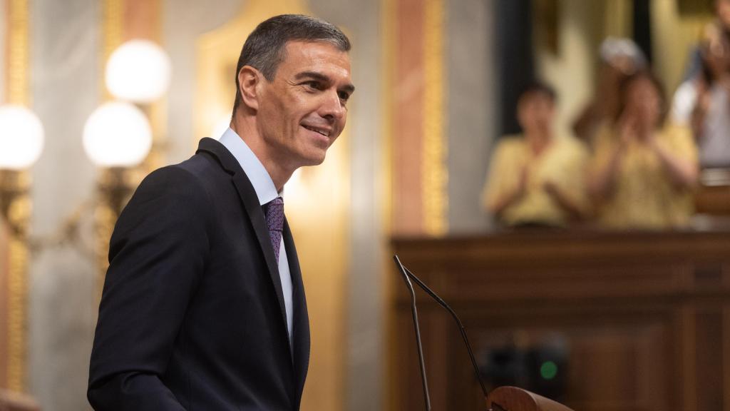 Pedro Sánchez durante un pleno extraordinario en el Congreso de los Diputados.