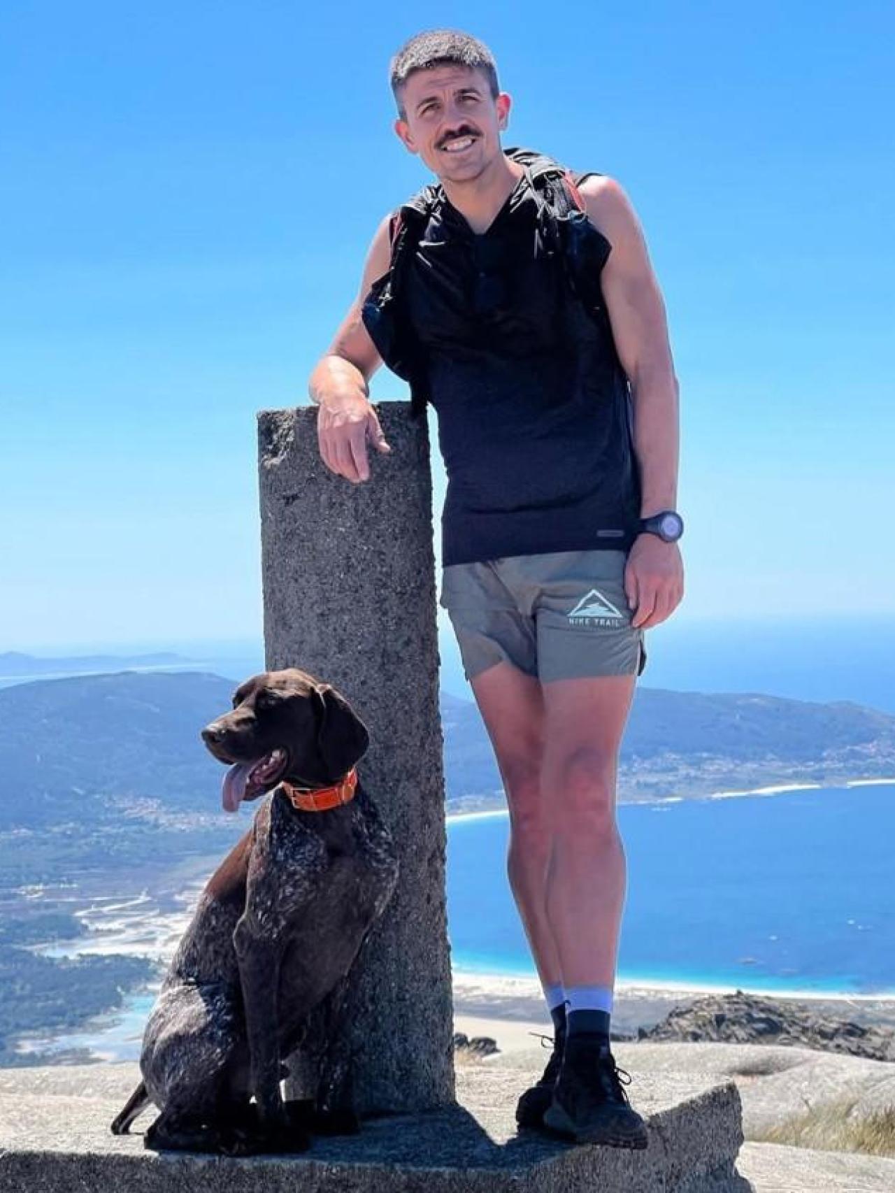 'Chanclas' e Iñaki Álvarez después de un entrenamiento.