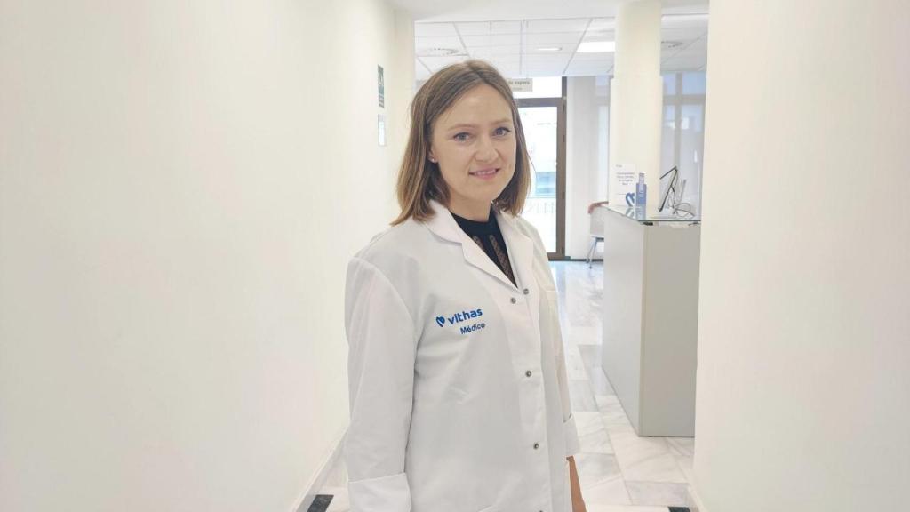 Sara Bjerg, dermatóloga en Vithas Málaga.