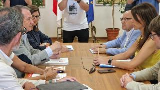 Reunión entre Abel Caballero y María Martínez Allegue.