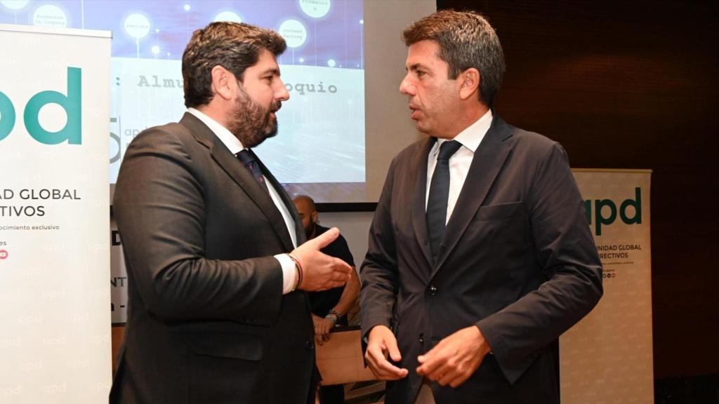 Carlos Mazón y Fernando López Miras. EP