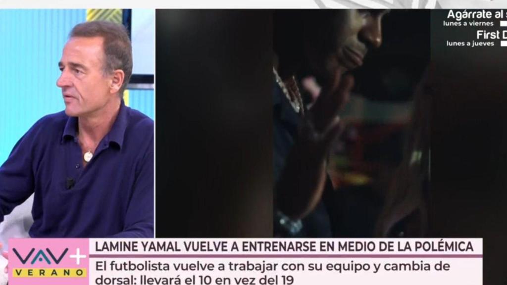 Alessandro Lequio durante el programa de hoy.