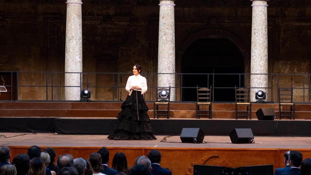 Cruz Sánchez de Lara, durante la gala.