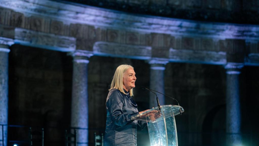 Mercedes Wullich, durante la gala.