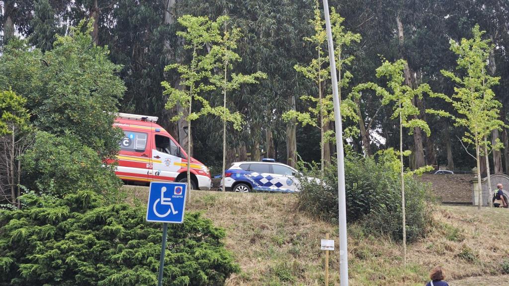 Bomberos y Policía Local en Santa Margarita.