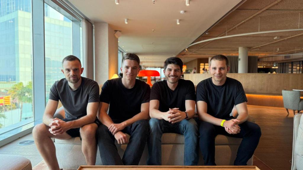 Equipo fundador de la startup española Tether.