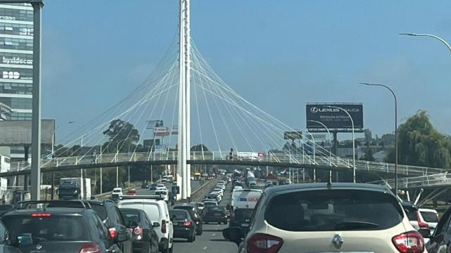 Retenciones en Alfonso Molina este miércoles.