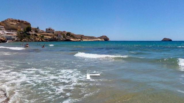 Playa Mar Rabiosa, en Pulpí.