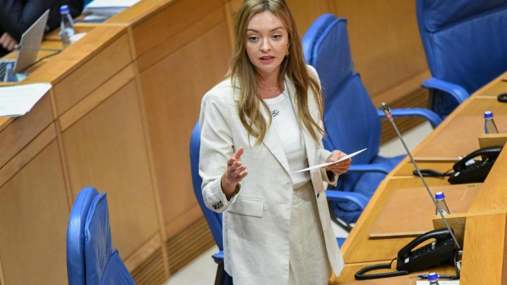 Fabiola García en el pleno.