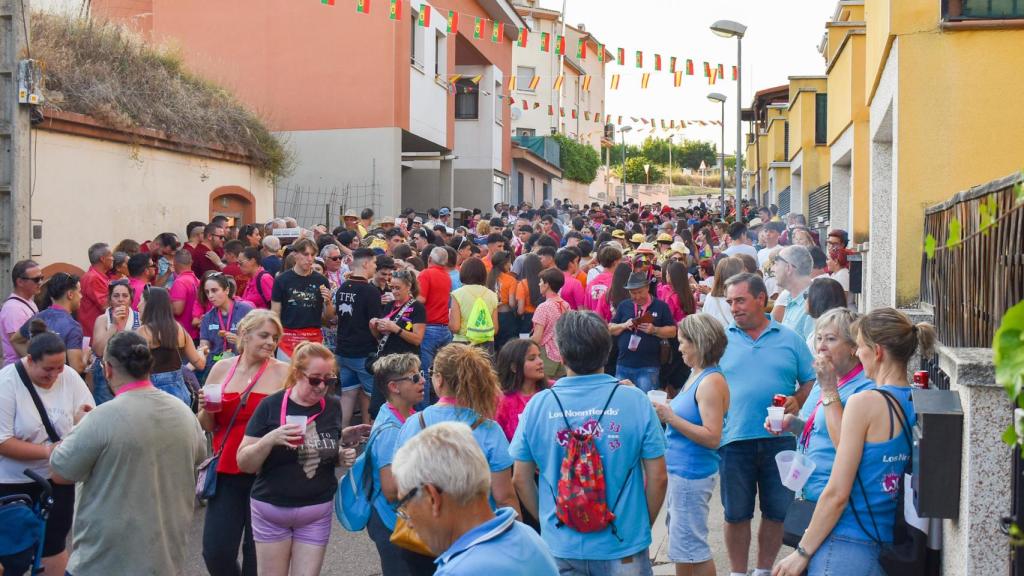 Las peñas llenan las calles de Cigales
