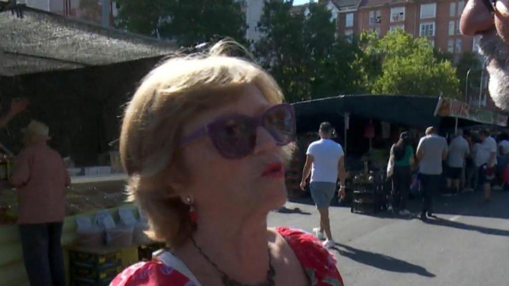 Jubilada hablando con 'Espejo Público'