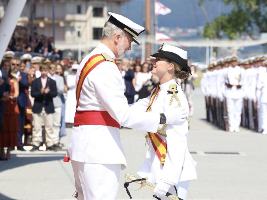 Felipe VI ha entregado su despacho a la heredera.