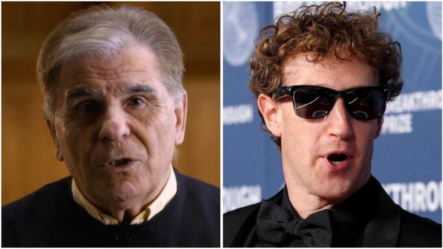 Montaje de Pedro Ruiz junto a Marck Zuckerberg, CEO de Meta.