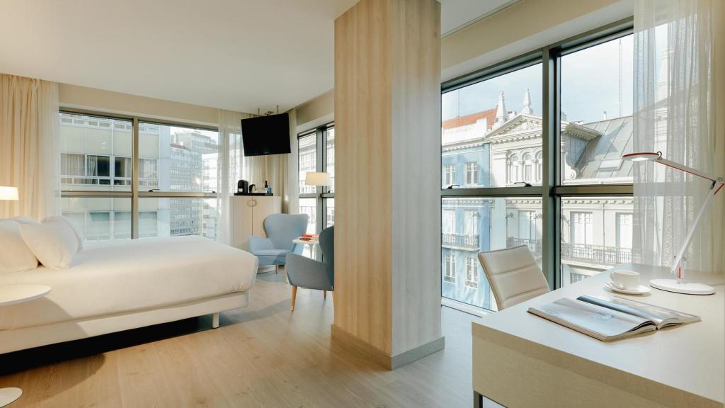 Habitación del hotel Hesperia A Coruña Centro