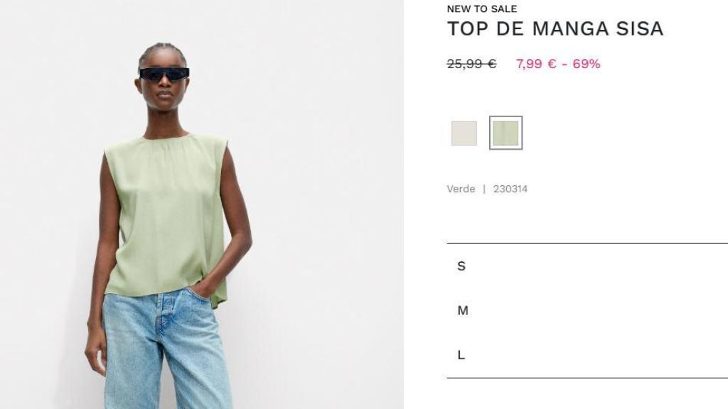 Camisa manga sisa. Ref. 230314