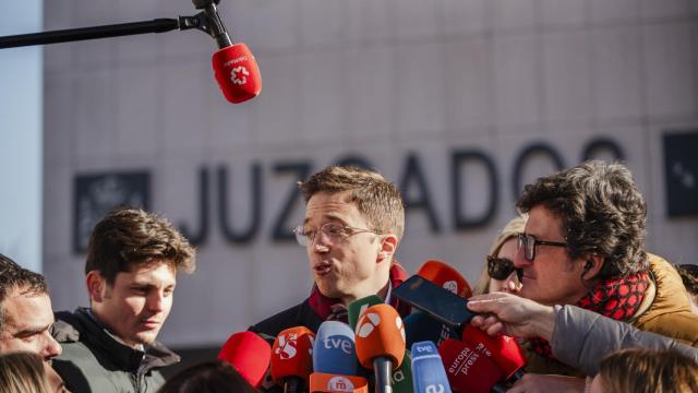 El exportavoz de Sumar en el Congreso, Iñigo Errejón, otras declarar en los juzgados de Plaza de Castilla el pasado 16 de enero.
