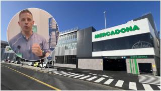 Montaje de Alex, el empleado de Mercadona.