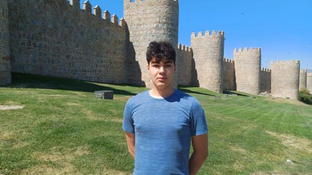 El joven, Iker Somoza, en Ávila