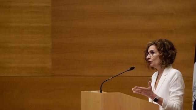 María Jesús Montero, este jueves en Málaga.