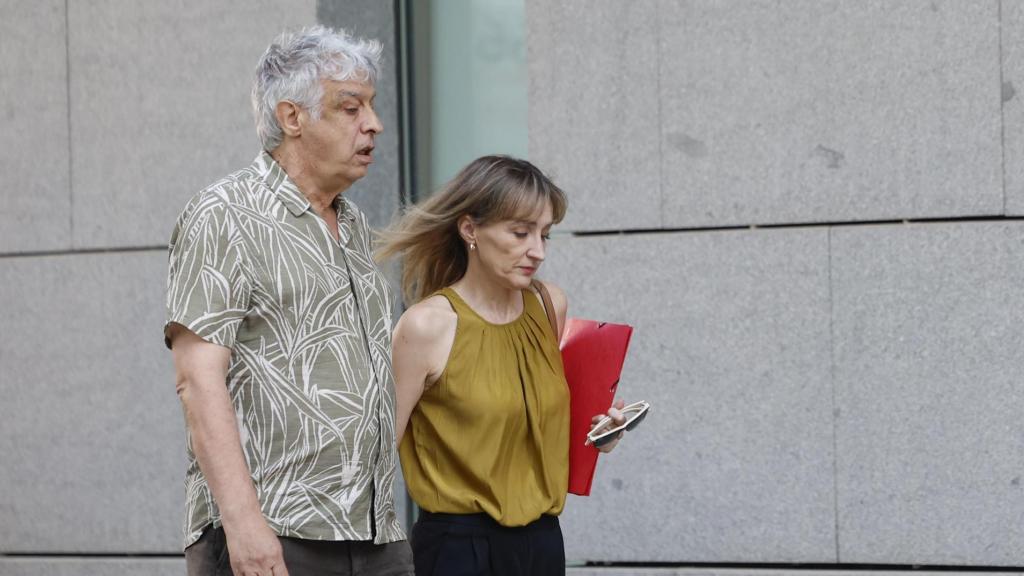 Virginia Barbanch, jefa de Jéssica en Tragsatec,  a su llegada a la Audiencia Nacional.