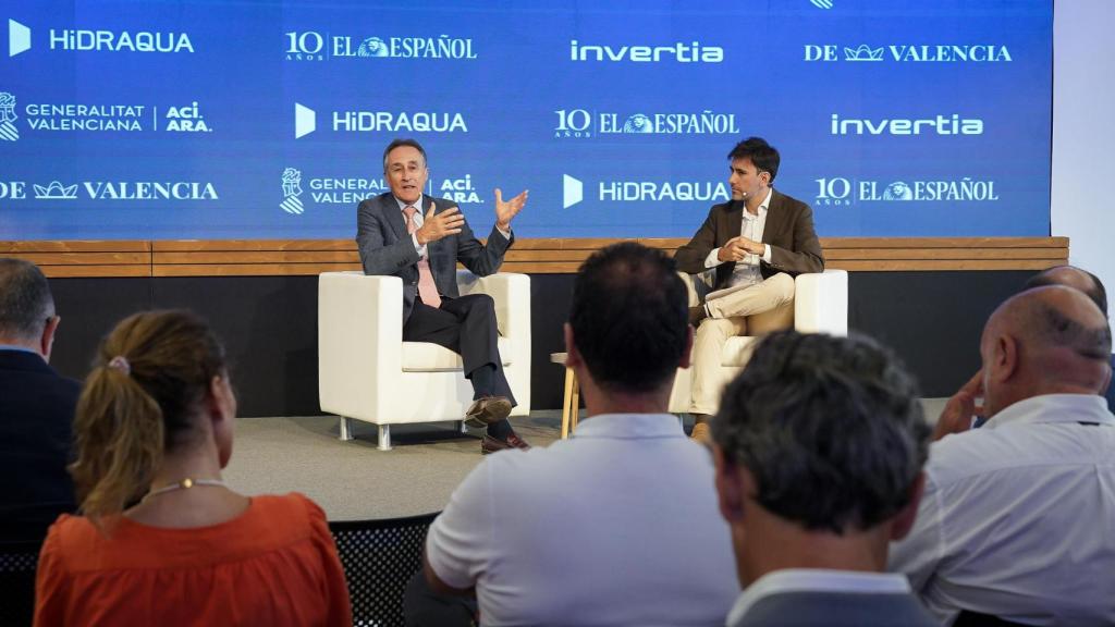 Federico Bonet, en el foro 'Análisis de la reconstrucción tras la dana'. Vicent Bosch