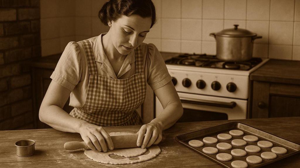 Mujer haciendo repostería.